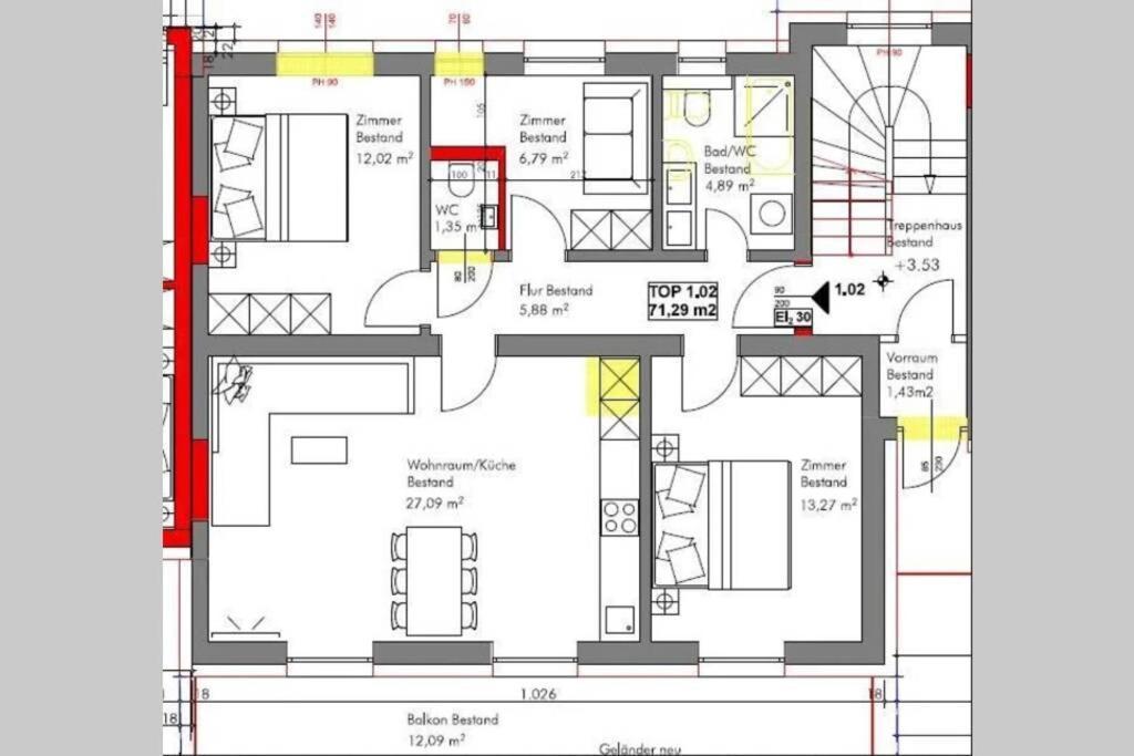 Appartement Schiefersteinweg, Шладминг Екстериор снимка